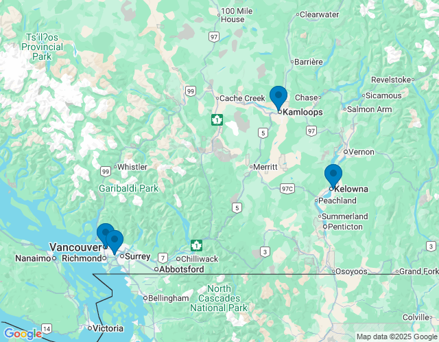 Map of Vancouver – Mount Pleasant – Head Office